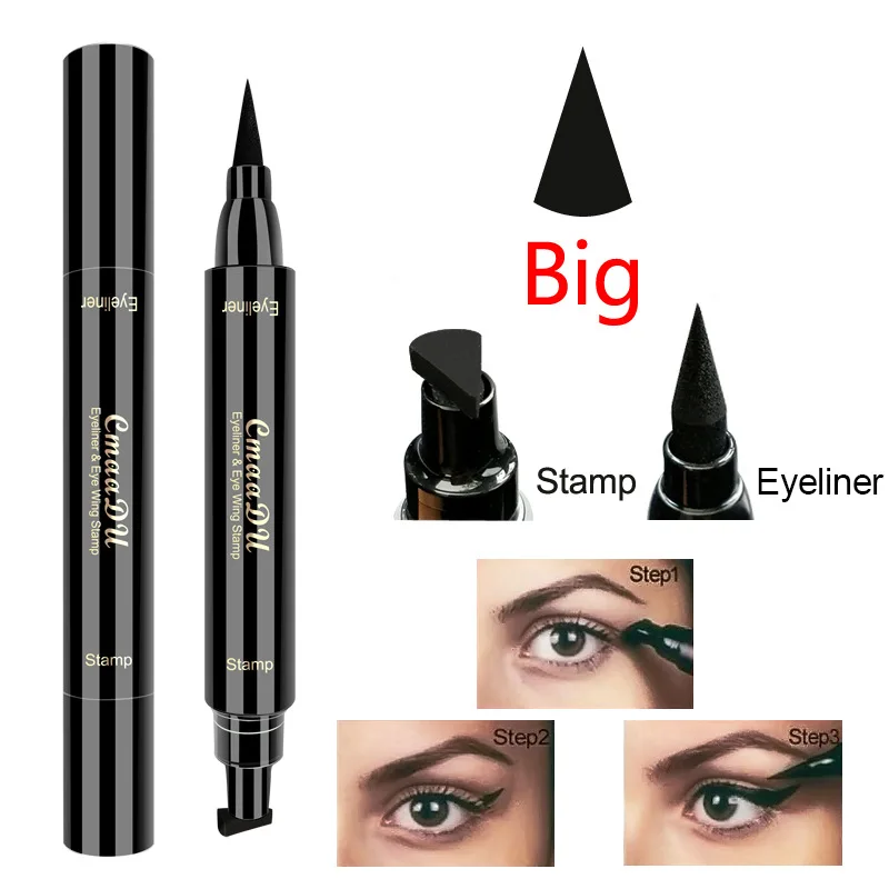 Professional Makeup Double Ends Waterproof Eyeliner With Stamp Buy