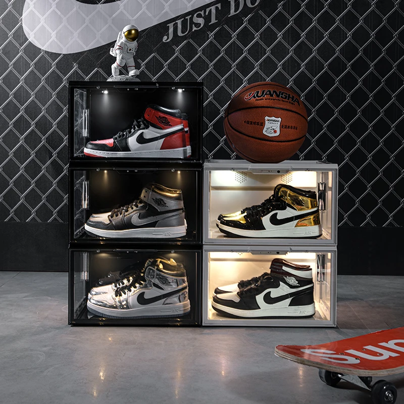 Alibaba.com: Custom Acrylic Sneaker Display Box with LED Lighting ...