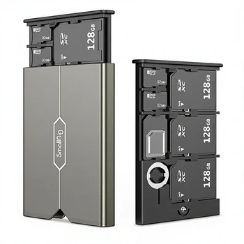 Smallrig Memory Card Case Holder Anti-Shock Anti-Fall and Scratch Suitable for SD/Micro SD/SIM Cards -2832