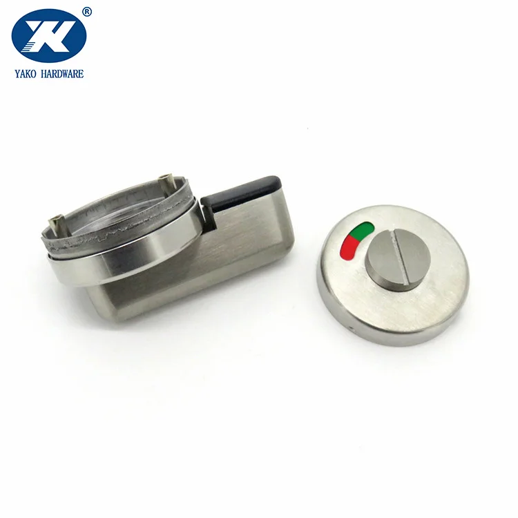 Top Quality Factory Public Bathroom Thumb Turn Locks Toilet Wc Hotel  Hardware Accessories Red Green Sign