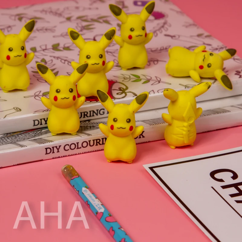 Высококачественный ластик-карандаш с мультипликационным персонажем отверстие в нижней части рекламный