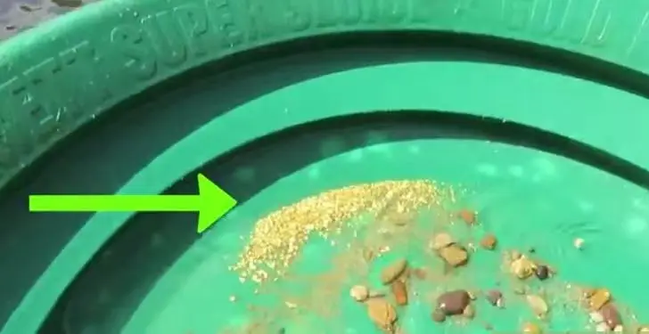 Goldwaschpfanne Aus Kunststoff - Grün, 38 Cm, Für Goldsuche Im Sand, Manuelles Goldwaschen