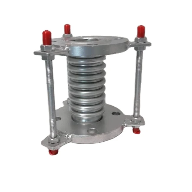 Manufacturer Custom Ss304 Ss316 Din Jis Ansi Pn10 Pn16 Flange Metal Corrugated Pipe Flexible Connector Metal Bellow Compensator