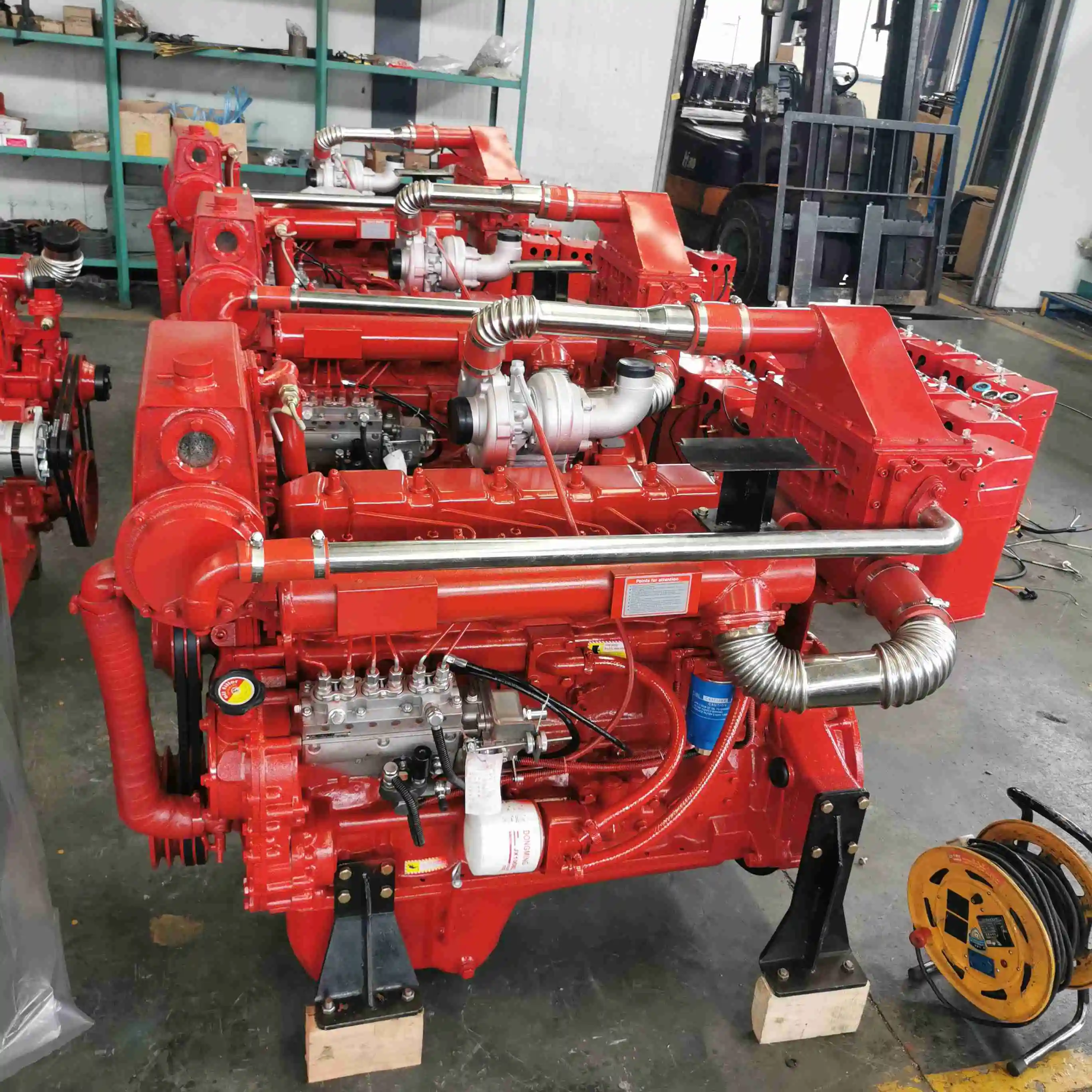 Slurry Generator Marine 6-cylinder Engine with Gearbox, Gearbox, Slurry Engine, diesel ...