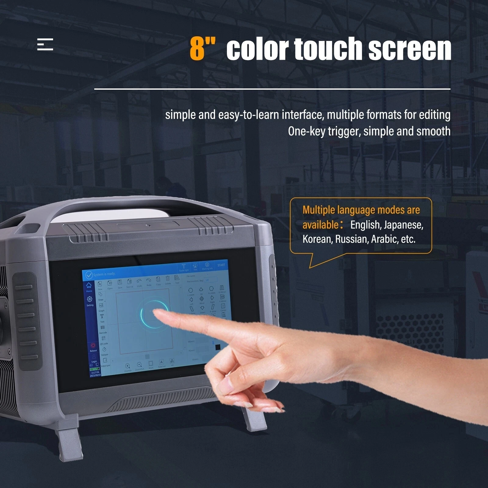 Mini Fiber Laser Engraver 30W Fiber Laser Marking Machine MAX Handheld Laser Marker