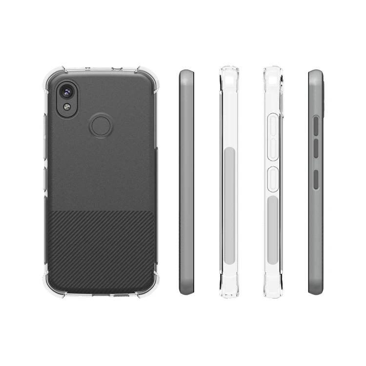 For CAT S52 Anti Shock Full Clear Soft Gel TPU Back Cover Case