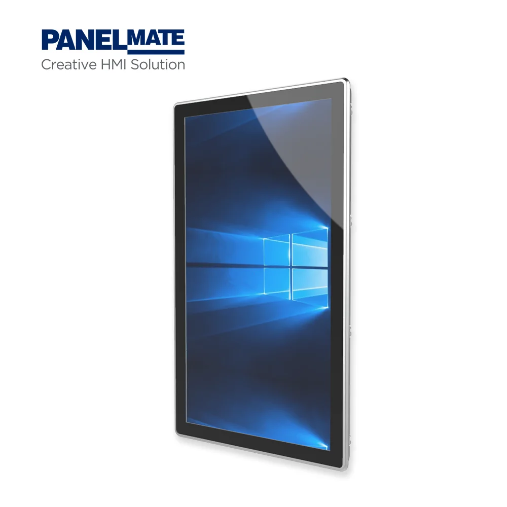 Embedded Display 15.6/18.5/19/21.5 Inch Lcd HMI Monitor for Industrial With VESA Pure Plane Capacitive Resistive Touch Screen