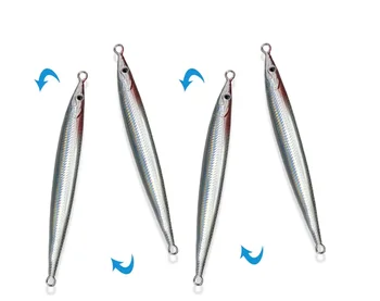 Bestseller Lead Iron Plate Jig Lure Slow-Sinking Twitching Bait Full-Depth Range Laser Glow Night-Luminous Sinking Fish – Metal Jig – view 5