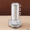 4 tazas y 4 platos
