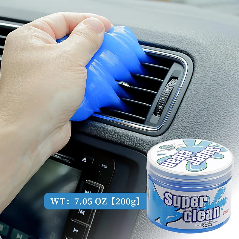 Practical Durable High Quality Magic Soft Sticky Clean Glue Gum Silica Gel Car Keyboard Dust Dirt Cleaner Cute Green Slime
