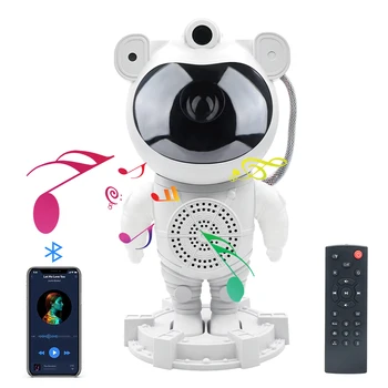 星空星海の波宇宙飛行士宇宙飛行士ブルー歯音楽スピーカーリモコン宇宙