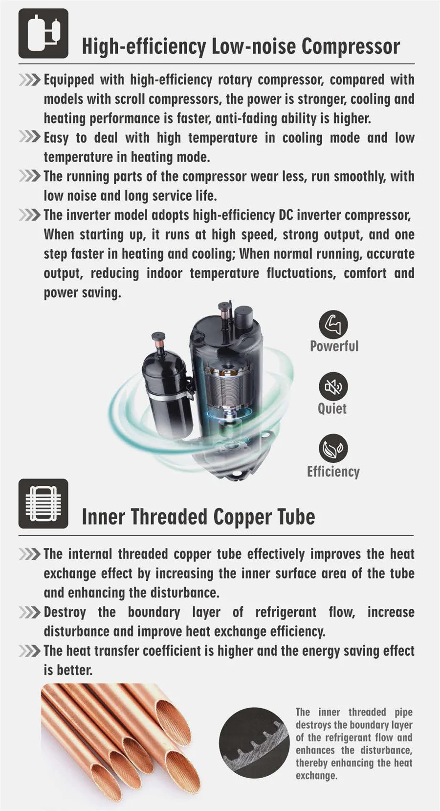 Split Air Conditioner, BEB, JIB, CECC, 60000 - detail 14