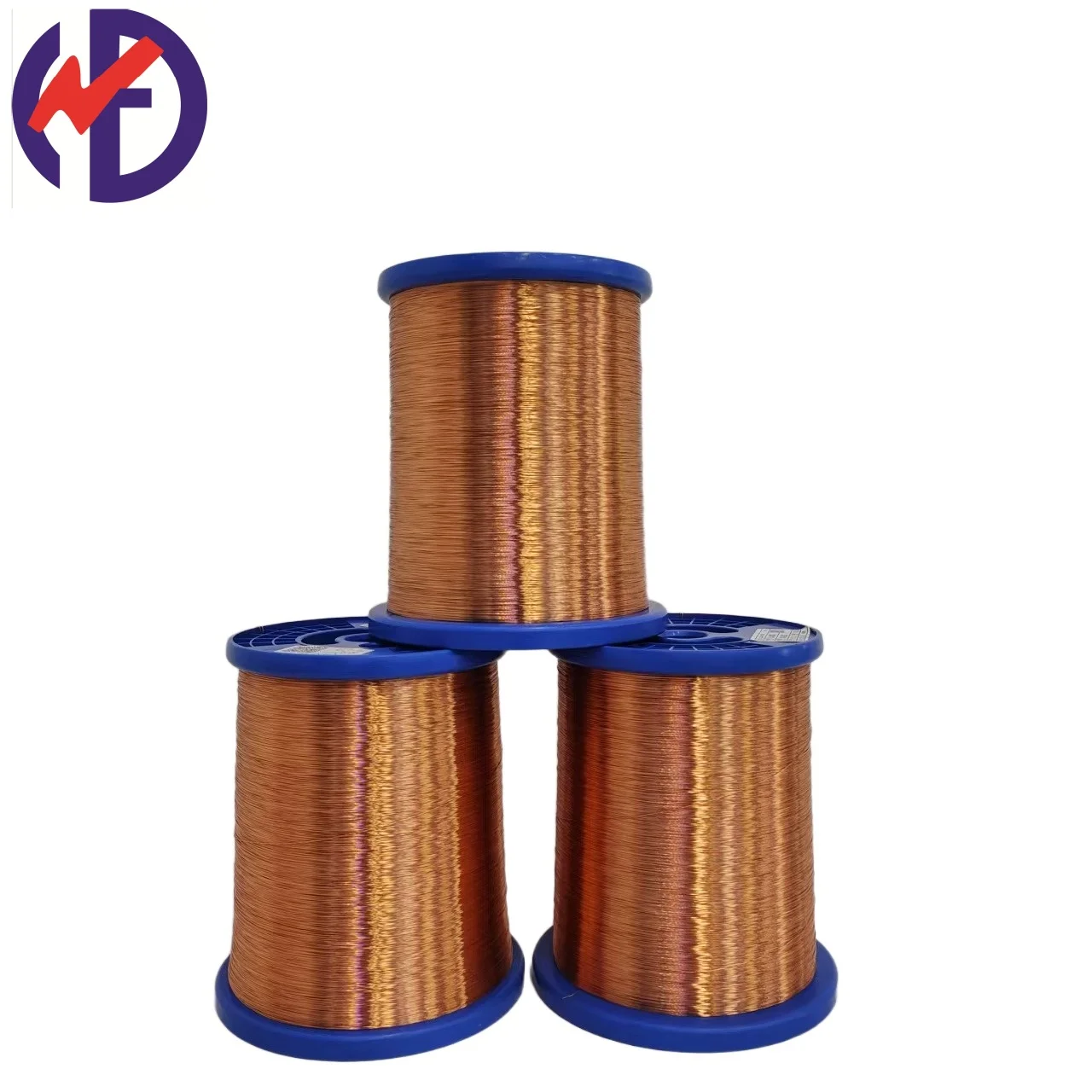 Factory Wholesale Direct-Weldable 155℃ 0.400mm Heat-Resistant Polyurethane Enameled Round Copper Wire maka Electrical Wiring