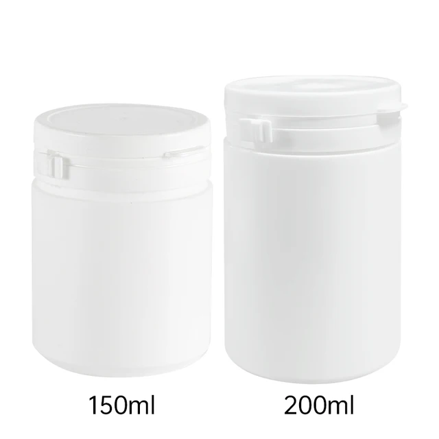 Custom Food Grade HDPE White 30ml 50ml 75ml Plastic Bottle for Capsule/ Gummies/ Medicine/ Vitamin / Tablet/ Pharmaceutical