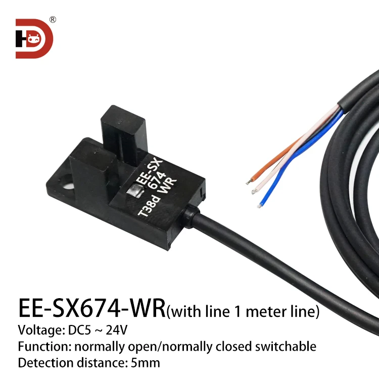 EE-SX672-WR Photoelectric Switch Sensor EE-SX674-WR Sensor with Line 2 Meters Limit Sensor factory