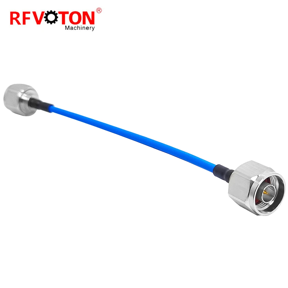 Fabrikpreis N-Stecker männlich zu N-Stecker männlich für RG141-RG402-Kabelzubehör, Montage lagernd, RoHS-konform, 30 cm, aus Kupfer