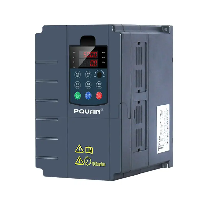 High Quality Single/Three Phase VFD 220V 380V AC Drive 630KW Variable Frequency Inverter PWM Control for AC Motor Compressor factory
