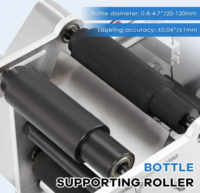 Semi-automatic Can Sticker Machine - High-Accuracy Labeling