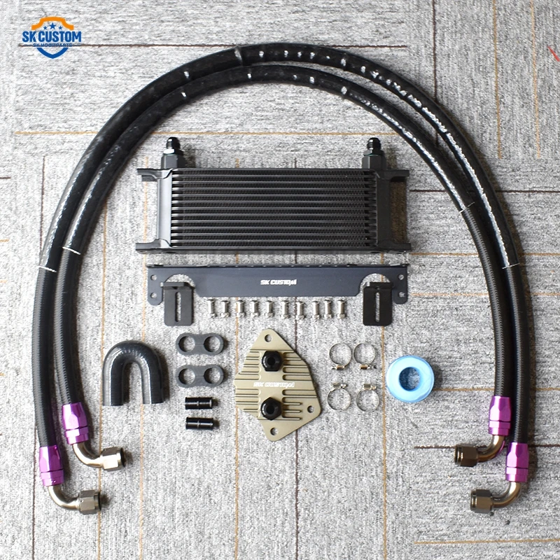 SK Custom Aluminum Transmission Oil Cooler Kit For Mazda 3 CX5 Mazda 6 CX3 XC8 Gearbox 2015-2021