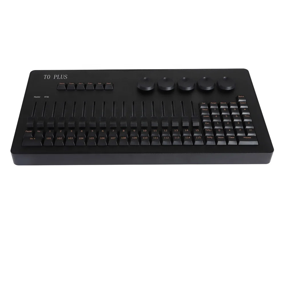 New MINI T0 PLUS Lighting Console Stage DMX512 Controller LED Lighting Mini Console for DJ Night Club Wedding Event Party