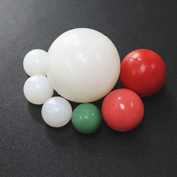 Silicone rubber ball with hole