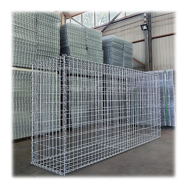 Easy Installation 2x1x0.5m Welded Gabion Basket Galvanized Gabion Sea Wall
