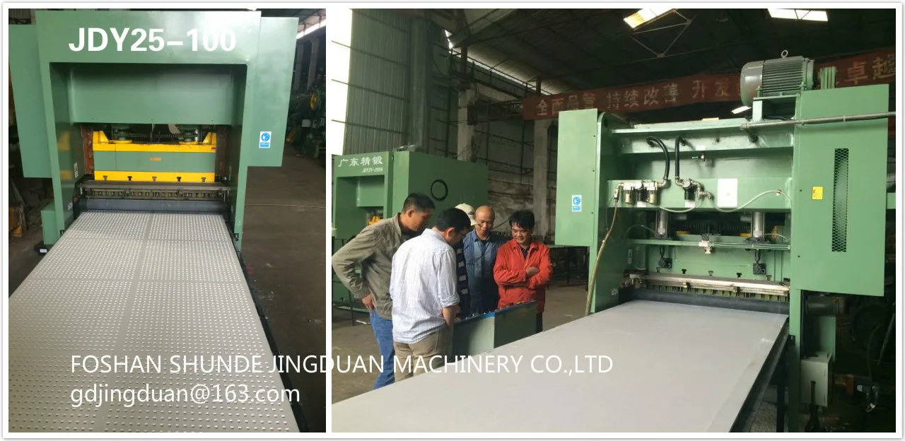 Gypsum Board Perforating Machine JDY25-100 Making Circle Hole square Hole
