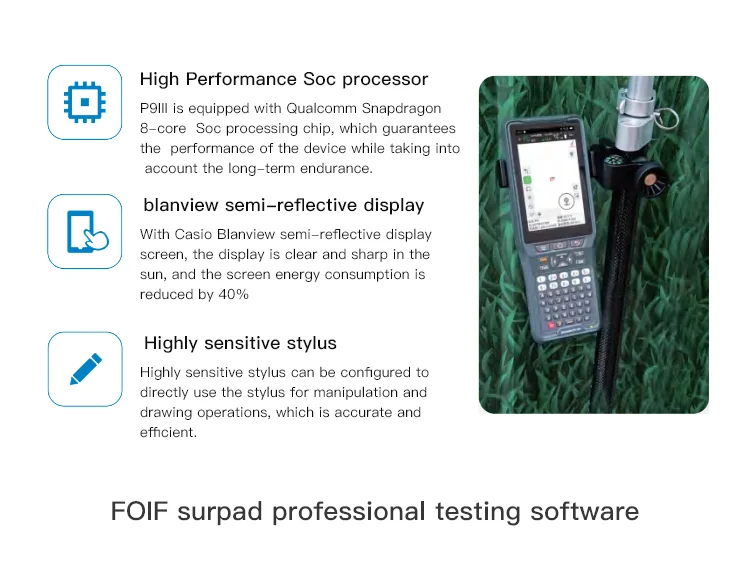 Surveying Instrument GPS RTK Base and Rover FOIF A70 PRO 800Channels GNSS GPSS RTK RECEIVER