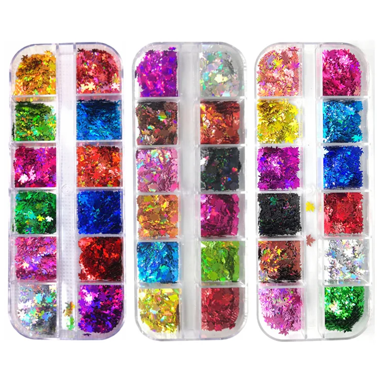 Stibadium 3D Nail Glitter Sequins Laser Butterfly Nail Art Accessories Holographic Butterfly Glitter for Nails Acrylic Decoration Nail Sparkle Glitter Manicure