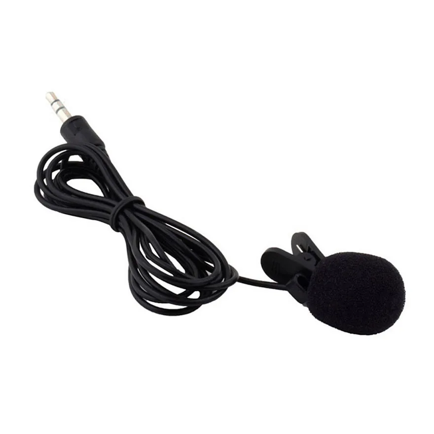 Microphone Lavalier à condensateur Portable, 1.5m, micro-cravate à pince,  Jack 3.5mm, filaire, pour téléphone, ordinateur Portable