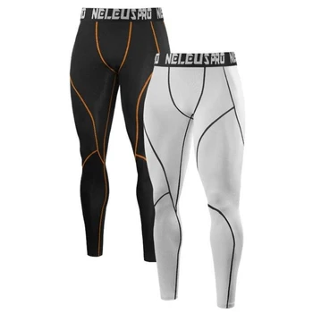 Pro sports fitness tights men's fast drying elastic compression Leggings basketball training running pants