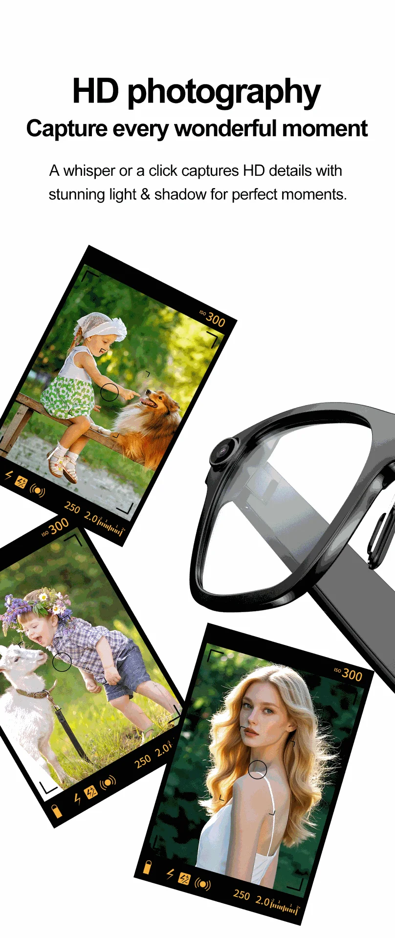 If you are searching for a supplier of a product with perfect quality control and highly competitive prices, which gives you an advantage in expanding your local market, then contact us now!  Competitive suppliers of  First-person Perspective Smart S336 AI Smart Glasses Anti Blue Light 2000W Pixel Camera Take Photos Video Recording Life