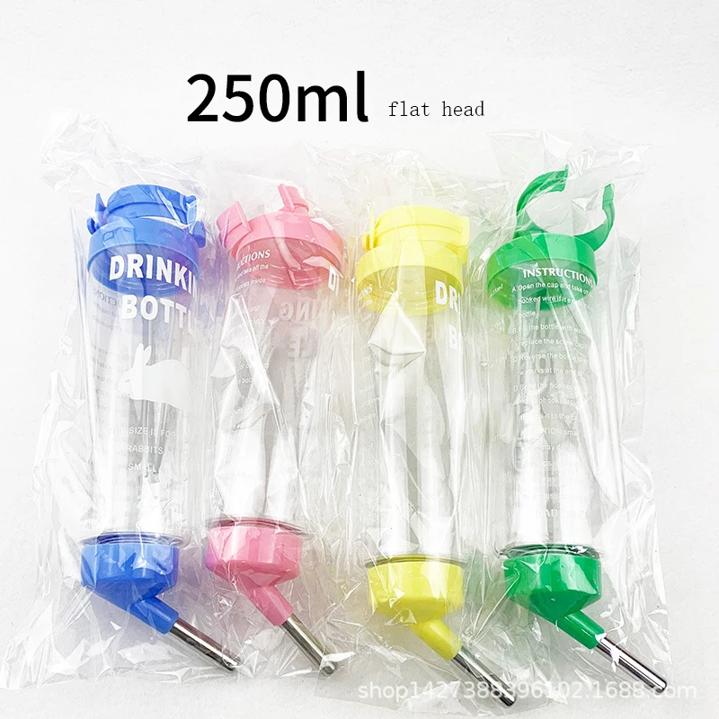 Bottiglia Acqua 80ml Per Animali - Per Criceti, Conigli, Cincillà, Con Distributore Cibo, Giallo - Foto 10