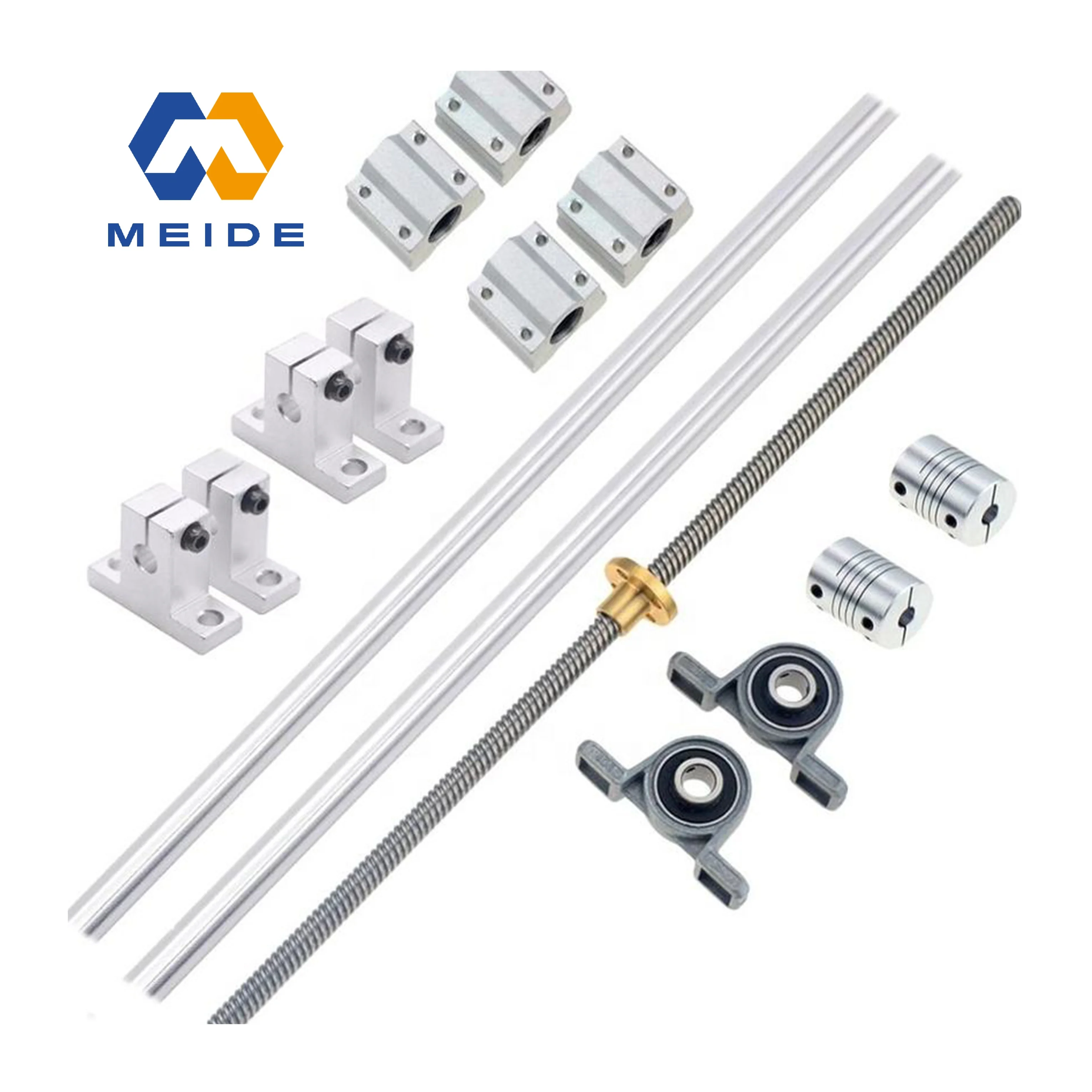 Barra Rotonda In Acciaio Cromato Lineare - Asse Ottico Per Guide Lineari (Diametri 4mm - 40mm)