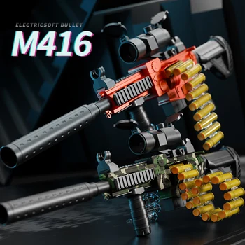 Electric Automatic Toy Guns M416 Foam Blaster With Bullets Darts Soft ...