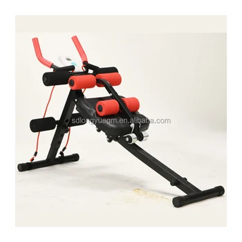 Home Gym Exercise Multi-functional Abdominal Trainer Machine Abs Decline Folding Sit up bench 2 in 1 Thin Waist Machine