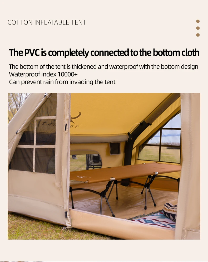 Outdoor Fully Automatic Inflatable Tent Delicate Camping Hut Sun Shade ...