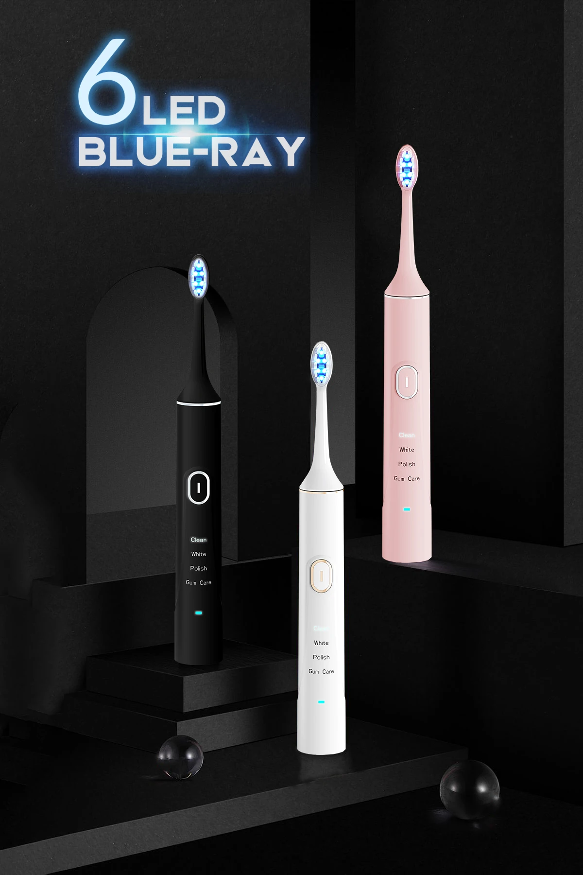 Start Oral Hygiene Intelligent Automatic Whitening Rechargeable Customized Electric Toothbrush