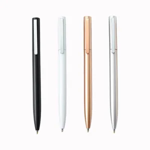 Custom Logo Sports Metal Gel Pen In-Stock for Student Office 1.0mm Writing Authentic Mechanism Rotating Pen