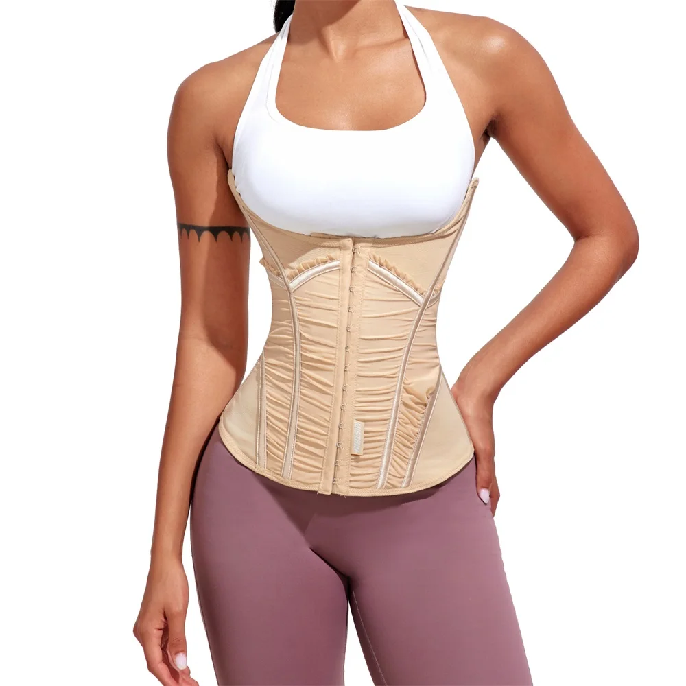 Double Belt Trimmer Shaping Wrap Girdle Full Body Corset Tummy Control Shaper Waist Trainer Shaperwear for Women supplier