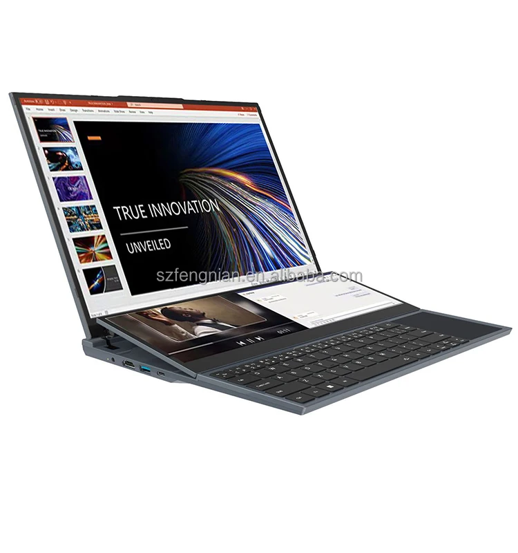 New Products Core I7 10th Generation Dual Screen Laptop Pc 16gb 32gb