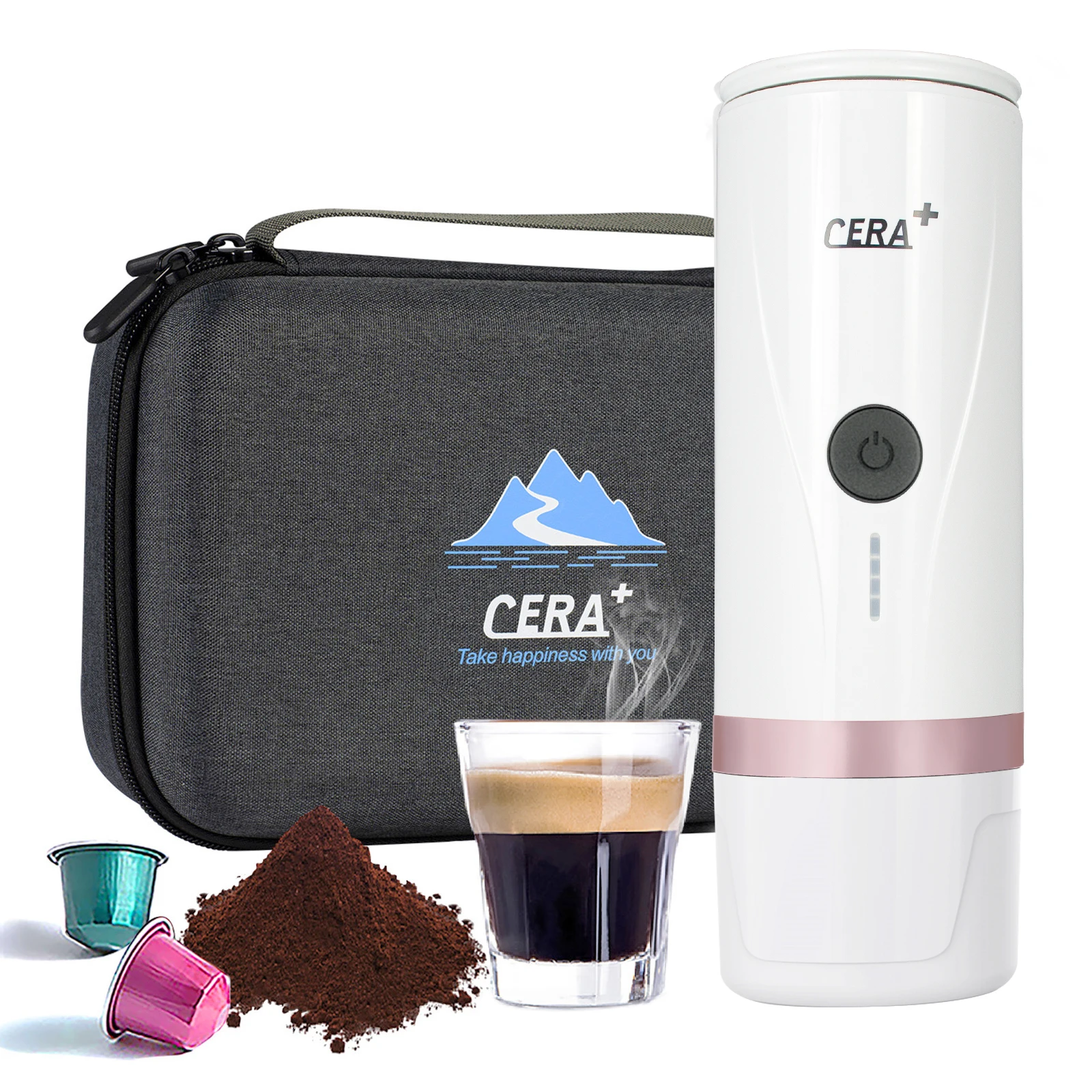 Portable coffee maker PCM00 Extraction by USB – CERA+