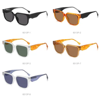 High Quality Polarized Sunglasses Mens  Custom Logo Luxury Thick Square Frames Women Rectangle Oversized Sun Glasses