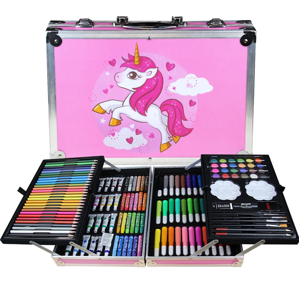 unicorn portable aluminum case art kit