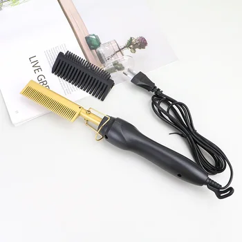 450 Degree Professional Electric Hot Comb Hair Staightner Hair Culer Multifunctional Hair Comb