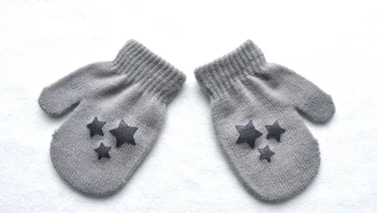 Волшебные Детские теплые перчатки, модные Мультяшные перчатки, забавные зимние перчатки