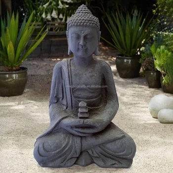 Outdoor Statue Zen Buddha Indoor Sitting For Yard Garden Patio Deck ...