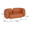 Divano doppio 140 (arancione)