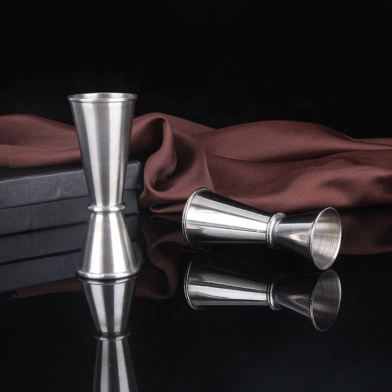 Bar Cocktail Jigger 20/40ml Custom Stainless Steel Metal Wine