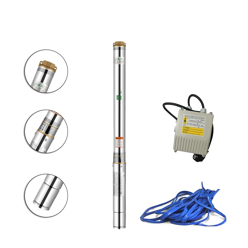 0.25kw 2m ^ 3/h ac3インチ水中深井戸ポンプ価格| Alibaba.com